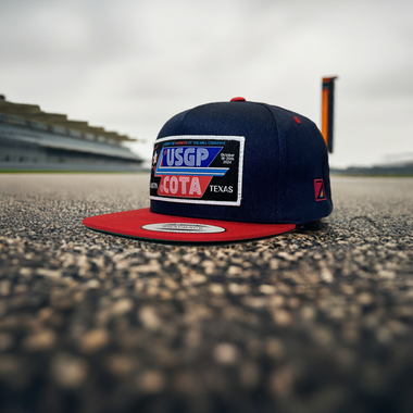 ZSCo Circuit of The Americas 2024 YP Classic Hat Unisex Structured 5-Panel Adjustable Snapback with Neon Hills Café Sign Design